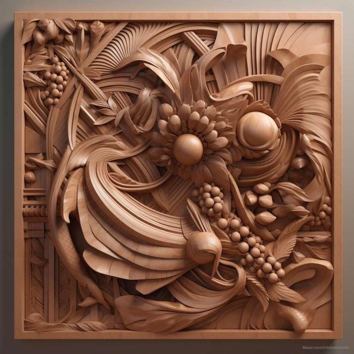 نموذج ثلاثي الأبعاد لآلة CNC 3D Art 